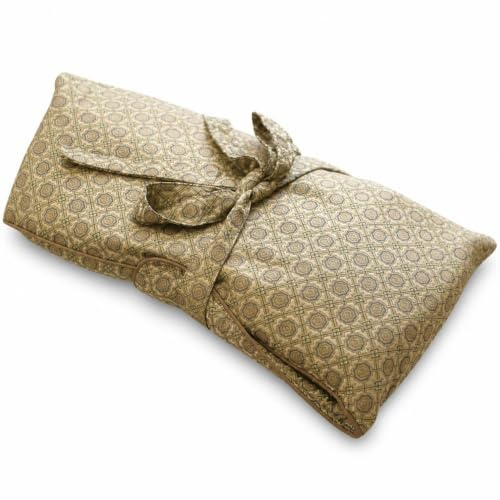 Okiyakusama Guqin Bag Bag for Portable Instrument Transport, Khaki, Khaki Small Square Pattern, Beige