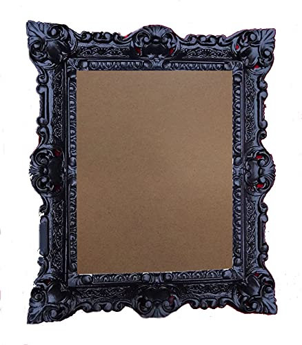 Lnxp BILDERRAHMEN ANTIK BAROCK in der Farbe: Schwarz 44x38 cm RECHTECKIG REPRO Bilder für 29x22 cm oder 22x29 cm BAROCKRAHMEN BILDER 48R