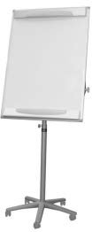 Bi-Office Design mobiles magnetisches Flipchart, grau, 70 x 100 cm