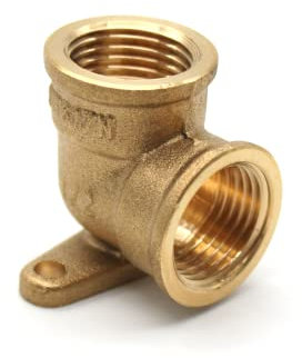 DOJA Barcelona | Raccordo con Flangia Ottone | Femmina | Ottone | Giunto per Raccordi Idraulici | Raccordo Tubo | Raccordo Ottone per Rubinetto, Bombola, Radiatore, Aria Condizionata, Tubi Gas