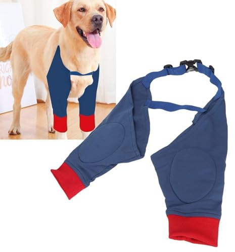 Hunde Ellbogenbandage, Weiche Hunde Erholungshülse Vorderbeinbandage Hunde Ellbogenschutz für Kleine, Mittelgroße und Große Hunde (L)