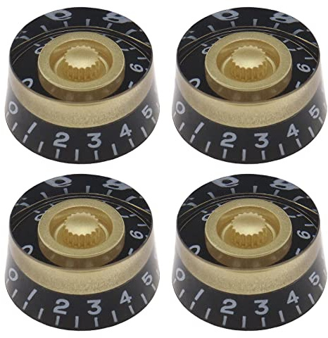 SG Store 4 x 6 mm Gitarren-Steuerknöpfe, Ersatz, kompatibel mit Gibson, kompatibel mit Les Paul, kompatibel mit Epiphone Style E-Gitarren-Zubehör