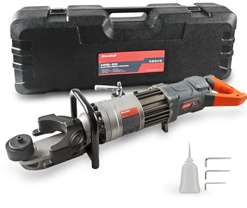 CENTALL Elektrischer hydraulischer Bewehrungsbieger, 1150 W, hydraulische Bewehrungsbiegemaschine, 7/8 Zoll #7 10-22 mm Bewehrungsstab innerhalb von 2,5-3 s, einfaches Biegen, Bewehrungsstahlstange,