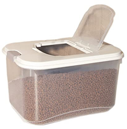 GANDUNQI Versiegelte feuchtigkeitsbeständige und frische Haustierbedarf, Flip-Top-Aufbewahrungseimer für Tierfutter, Hunde- und Katzenfutter, Vorratsdosen für Tierfutter, Snacks versiegelte Gläser