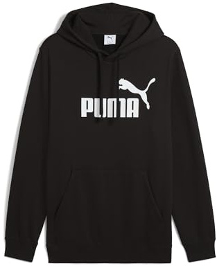 PUMA ESS No. 1 Logo Hoodie FL, Sudaderas con Capucha Hombre, PUMA Black,