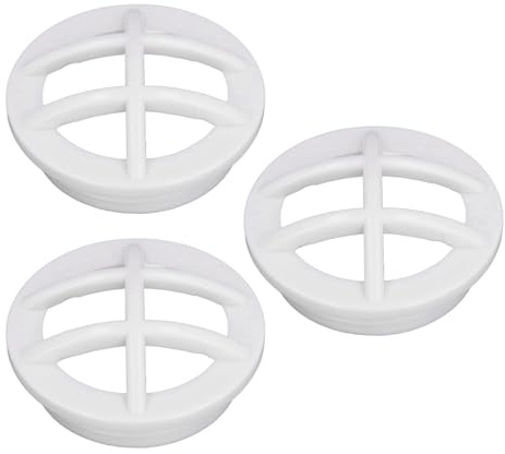Denash Inserto de Rejilla de Entrada para Piscina, Filtro de Rejilla para Piscina, Material Plástico, Paquete de 3, Fácil Instalación para SP1026