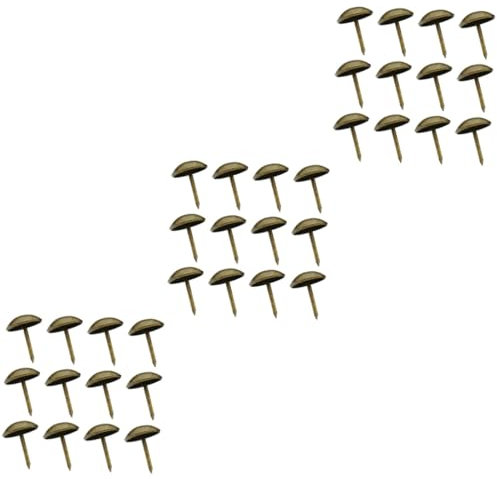 SOLUSTRE 300pièces Clous De Porte Bronze Antique Décoratifs Clous Ronds à Tête Pour Ameublement Et Projets