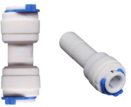 PAROAD 3/8 Steckfitting auf 1/4 Gerade schlauch，3/8 x 3/8 Steckverbindung，für RO Umkehrosmoseanlage,Wasserfilter, Kühlschrankfilter,
