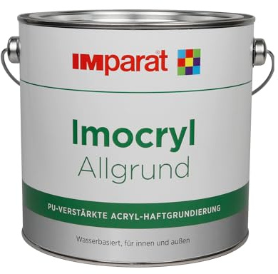IMparat Imocryl-Allgrund weiß 750 ml Universal Acryl-Haftgrund | PU-verstärkt | innen und außen | für Holz, Zink, Hartkunststoffe uvm. | schnelltrocknend| | hohes Haftvermögen | Profi-Qualität