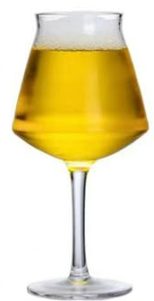 Chinese household simple, exquisite and durable artificial glass tall beer mug-hand blown 330ml