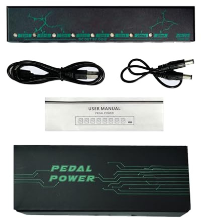 Practical 9V 8 Channel Power Unit Suitable For Musical Instruments 1000mA Output And Aluminum Alloy Texture Housing Guitar Power Supply Adapter