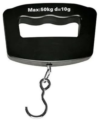 Hängande våg, 50kg/110lb våg digital bagagevåg, resväskevåg, bagageväska, fiskvåg med krok och hängande vågar