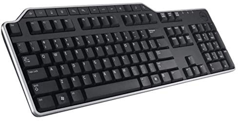 Dell KB-522, Wired, Business Multimedia USB Keyboard, UK/Irish (QWERTY), schwarz