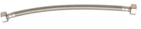 SOMATHERM FOR YOU, Flexible sanitaire 1/2 700mm - Raccords 2 écrous tournants - Acier inoxydable tressé EPDM - Norme ACS, certification QB - Résistant, souple et durable | Tuyau en EPDM tressé en acier inoxydable assurant une parfaite résistance et une protection anti-corrosion - ACS, certifié QB