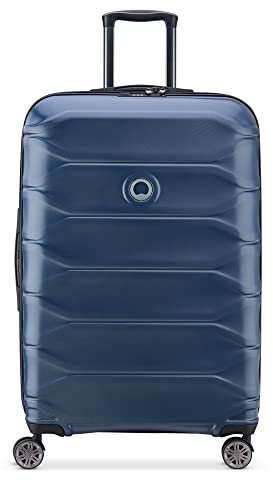 Delsey großer Hartgepäck Check-in Koffer | XL Trolley 50 x 29,5 x 78 cm aus hochwertigem, robustem ABS und PC Material | für Damen und Herren | 4 Doppelrollen & TSA-Schloss | Meteor Serie