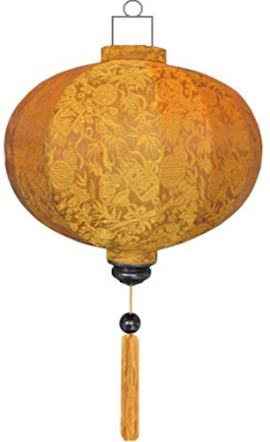 Lámpara de bambú de seda oriental vietnamita, hecha a mano, globo chino, pequeño, 10 colores