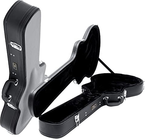 Fame Case ES-Style Gitarrenkoffer, Robust, Schwarz, Geeignet für Semi Hollows