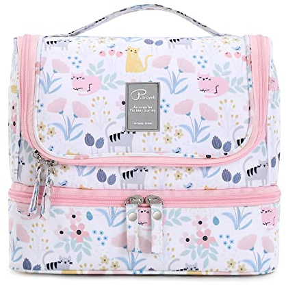 Kulturtasche zum Aufhängen für Damen, Lychii Reise Kulturtasche Waschtasche Organizer für Koffer & Handgepäck