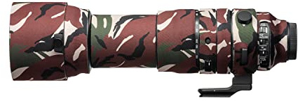 easyCover - Lens Protection Camouflage Cover - Objektivschutz - Schutz für Ihr Kameraobjektiv - Geeignet für Sigma 150-600mm F5-6.3 DG DN OS Sports (Sony E) - Grüne Camouflage