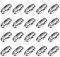 KAIAIWLUO Kugelketten-Clip,20 Stück Ersatz Vertikal Raffrollos Edelstahl Kettenverbinder Kugelkette Kabelverbinder Clip für Zuhause Küche Badezimmer Zimmer Fenster 4,5mm
