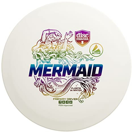Discmania Active Mermaid Disc Golf Driver – Disco flotante Golf Driver, Flota en agua – 160-165g