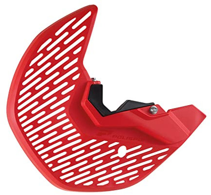 POLISPORT 8158600003 - Fourche inférieure et protège-disque MX en plastique résistant aux chocs et à l'abrasion compatible avec les motos BETA en couleur Rouge