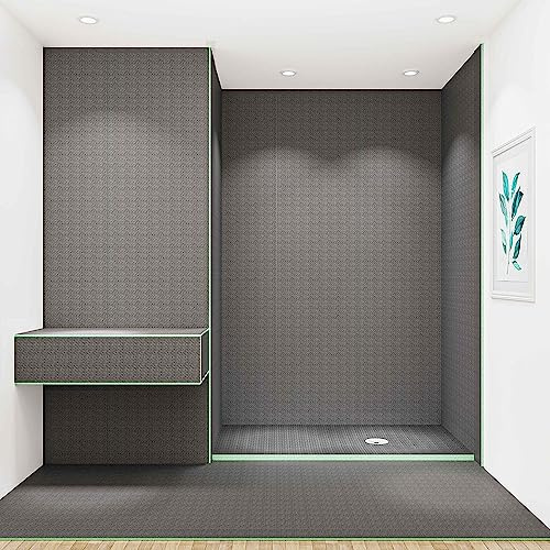 AICA Tablero de respaldo de azulejos de XPS, Tablero de aislamiento impermeable, Panel de construcción, 1250x600x25mm; 4 piezas/juego