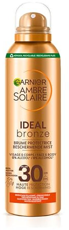 Garnier Ambre Solaire - Brume protectrice invisible - Haute Protection FPS30 – Visage et Corps - 150 ml