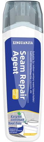 VALINK Grout Reviver Pen,Multifunctional Sewing for Bathroom Grout Joints,Tile Seam Repair Agents Bright Color Tile Filling Joint Supplies for Kitchen Home Wall Silver