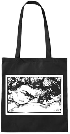 El Desván Nerd Última lágrima de Lucifer - Bolso de tela tote bag (Negro)