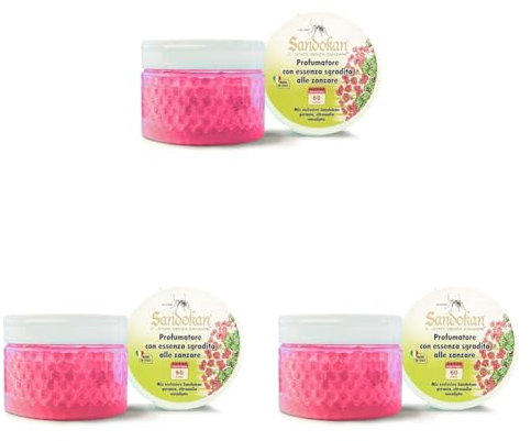 Sfere d'Acqua con Oli Essenziali Sgraditi alle Zanzare, Sandokan (Confezione da 3)