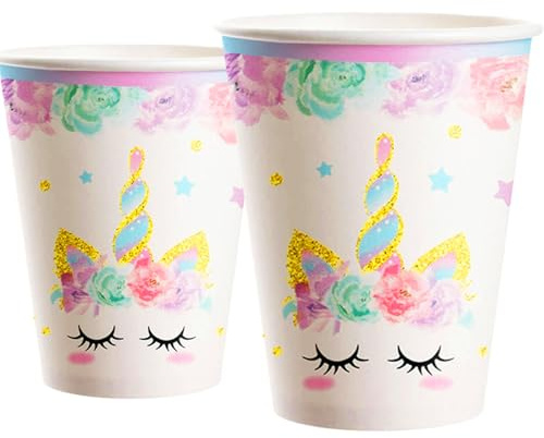 Morainjay Einhornset (lila, Becher)
