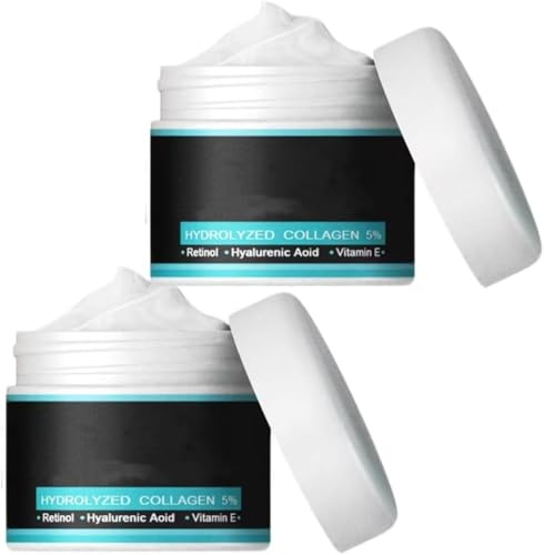 Crème Hydratante Pour Hommes Au Collagène, Creme Hydratante Visage Homme, Creme Collagene Visage, Crème Anti Rides Homme, Soin Anti-âge Jour Et Nuit Avec Acide Hyaluronique & Rétinol (2)