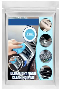 Qsvbeeqj Flexibler Auto-Reinigungsgel Schlamm zum Entfernen von engen Räumen, geeignet für verschiedene Oberflächen, Armaturenbrett und Lüftungsschlitze