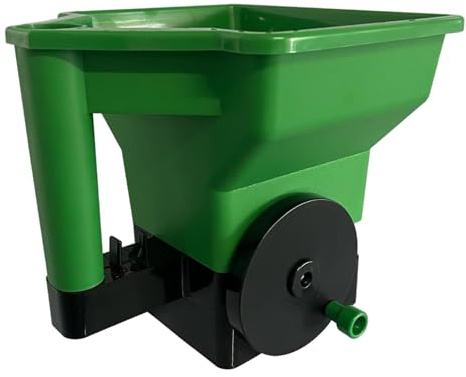 Dorccsi Grass Seed Spreader, Adjustable Plastic Handheld Fertilizer Spreaders, Portable Planting Tool for Gardens, Lawns and Farms Seed Spreaders for Lawns Hand for Spreader
