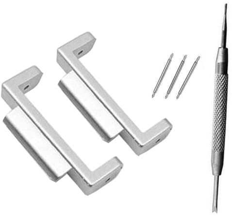 LCSVCCXA 2 Piezas Adaptadores de Correa Conectores de Reemplazo Juego de Herramientas para Modificar Relojes de 16mm a 22mm Adecuado para Actualizar El Estilo