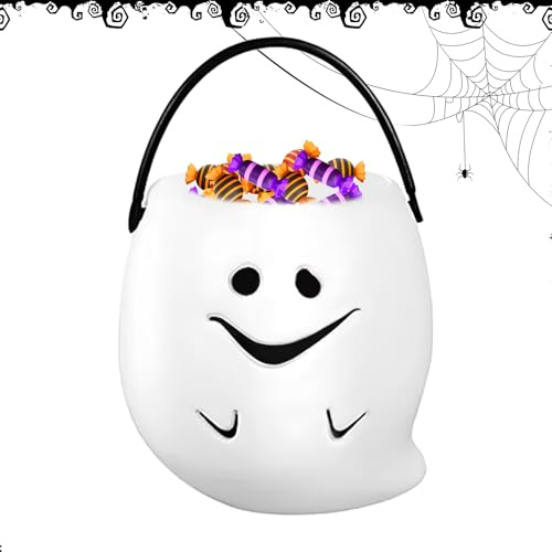 Secchielli Halloween Per Bambini - Secchiello Retrò Vintage,Contenitore Festivo Creativo 6 Pezzi Per Decorazioni Feste Riunioni Attività All Aperto Viaggio Compleanni