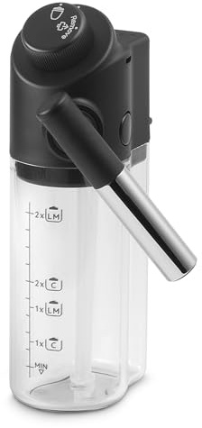 Jarra de leche desmontable Detachable Milk Carafe Jug Jar Assembly DLSC035 compatible with DeLonghi Espresso Coffee Machine