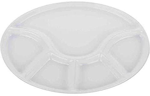 Kela Anneli - Plato para fondue (21 cm, redondos), color blanco brillante