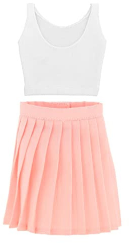 Hellery Modische Gute, Spielzeugpuppen Kleidung Mini Chasuble Plissee Rock Tuch Kleidung 1/3 BJD 60cm Dressing Up Spielzeugpuppen Kleid Geschenke Keine SpielzeugSpielzeugpuppe, Rosa