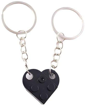 PLABBDPL Schlüsselanhänger Bausteine mit Bricks, Taschenanhänger aus Kunststoff für Jungen und Mädchen - Tasche Anhänger Schmuck