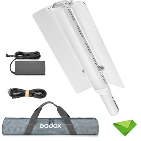 Godox LC1000Bi 100W LED-Lichtstab, 11 FX-Typen, CRI≥96 TLCI≥96, CCT2500-8500K, APP-gesteuerter Handfotografie-Lichtstab für Live-Streaming, Vlog, YouTube, Porträts mit Flügeltür