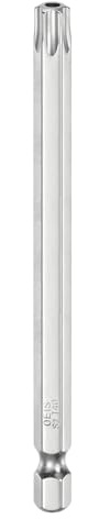 QUARKZMAN T40 Bit Torx di Sicurezza 1/4 Gambo Esagonale Acciaio S2