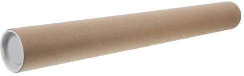 SHINEOFI Caja De Embalaje De Papel Kraft Tubo De Almacenamiento Con Tapa Para Planos y Posters