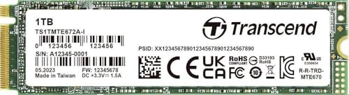 Transcend SSD interne PCIe TS1TMTE672AI-VS1 de 1 To