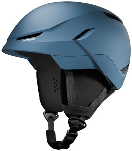 ATOMIC REVENT JR Skihelm - Blau - Größe 48–52 - Snowboard- & Ski-Helm für Kinder & Jugendliche - 360° Fit System & Aircon Belüftungssystem - Holo Core für maximale Stoßdämpfung