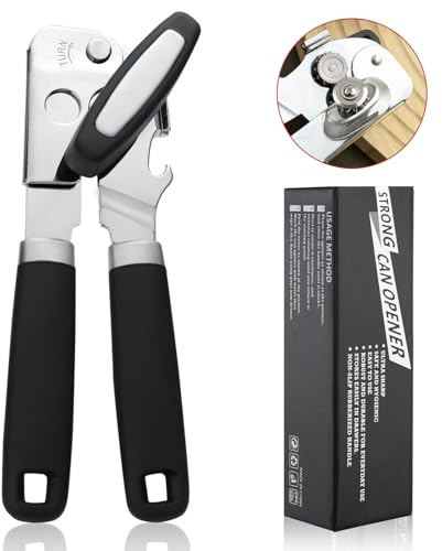 dosenöffner manuell dosenöffner ohne scharfe kanten Magnetischer Dosenöffner Ergonomisch geformter rutschfester GriffArthritisfreundliches Küchengerät aus Edelstahl für Senioren, Küche, Essentials