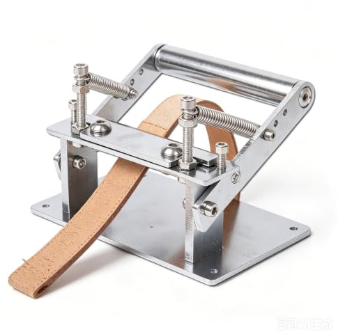 banapoy Cuchilla Rebajadora de Cuero Manual, Herramienta para Adelgazar y Pelar Cuero con Tornillos y Llaves, for Trabajo del Manualidades de DIY