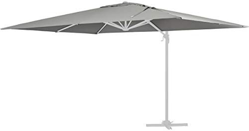 Habitat et Jardin Toile Parasol déporté Sun 4 - 3 x 4 m - Gris Clair