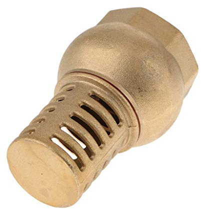 Tubayia Valve de pied en laiton - Clapet anti-retour - Pompe à eau - Vanne de sol (DN32)